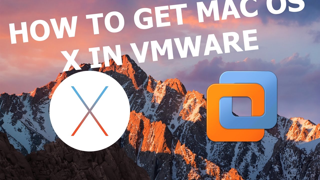 install mac os vmware
